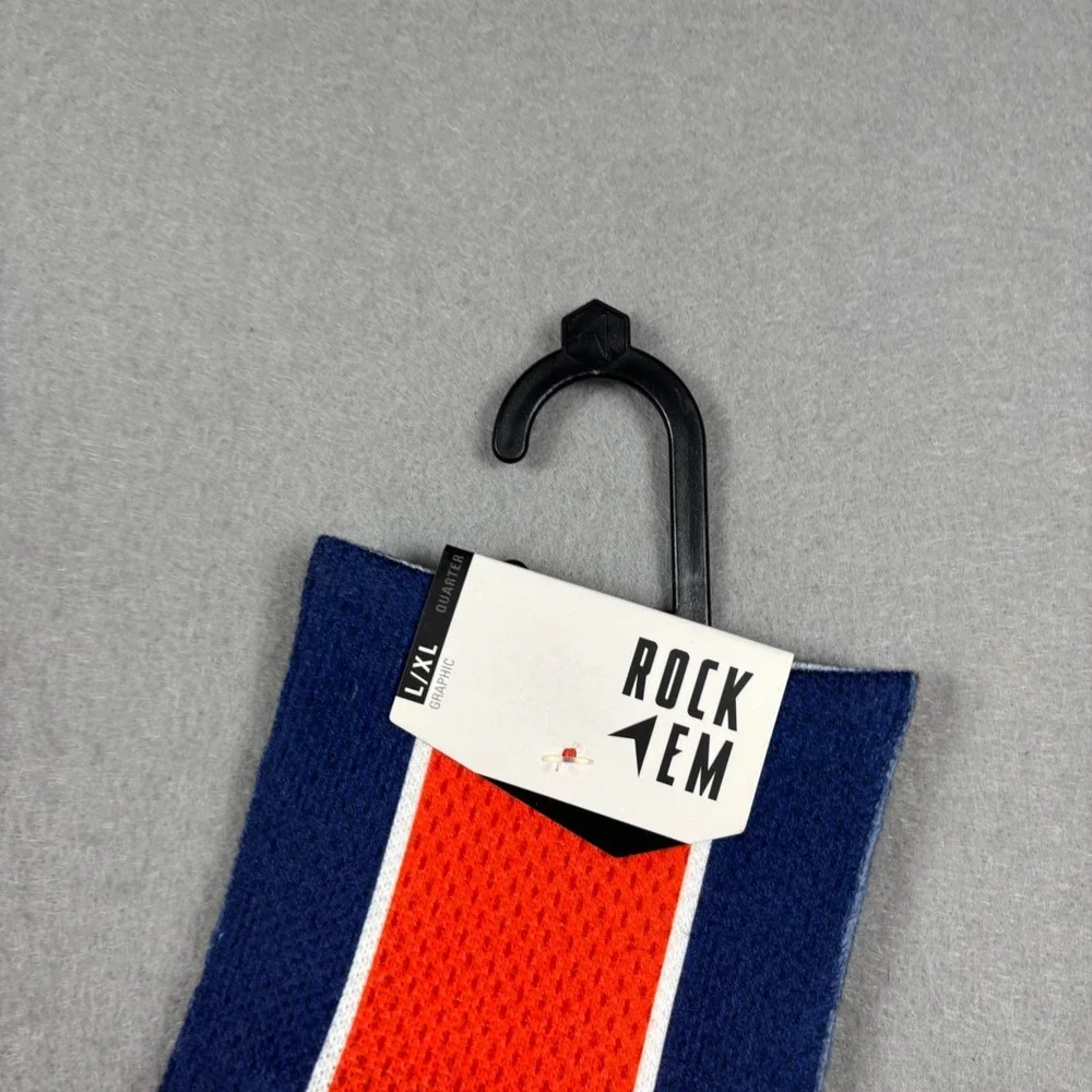 New Rock Em Univeristy of Virginia Cavaliers Socks UVA Adult Size L/XL‎ NCAA